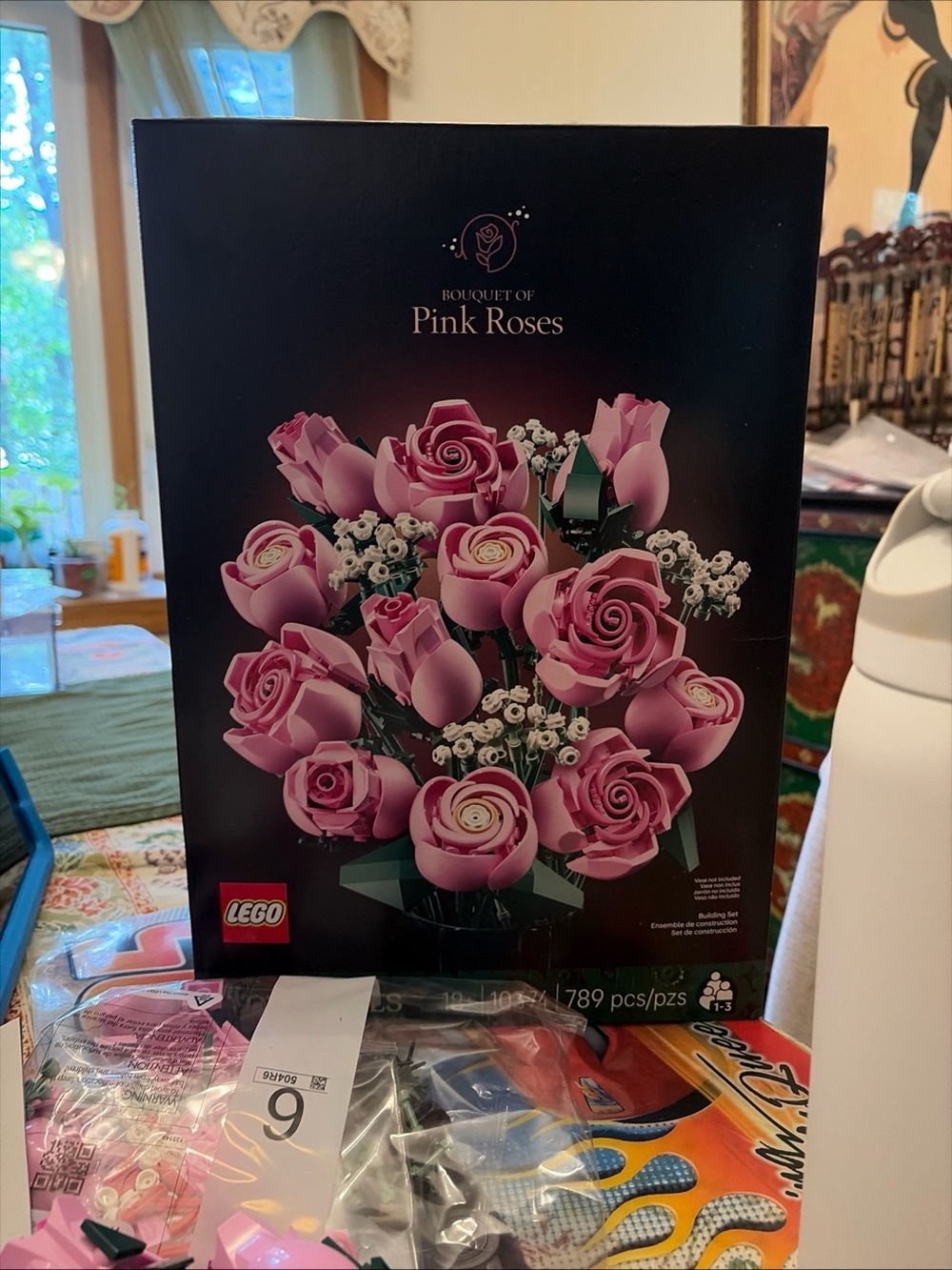 LEGO Pink Rose Bouquet Decorative Floral Arrangement
